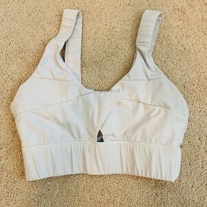 Varley Cross Over Women's Sports Bra Light Gray Size M‎